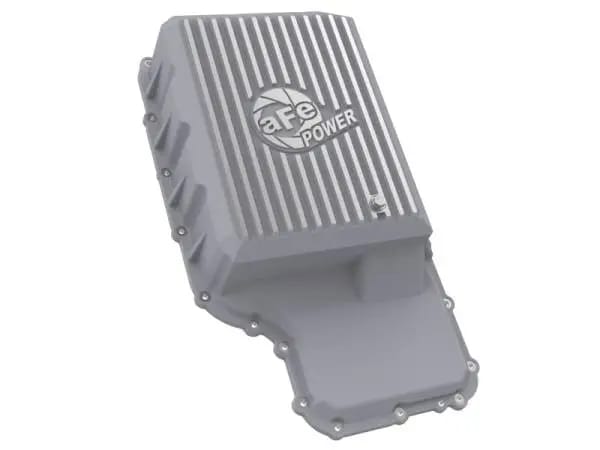 aFe 20-21 Ford Truck w/ 10R140 Transmission Pan Raw POWER Street Series w/ Machined Fins thumbnail 2