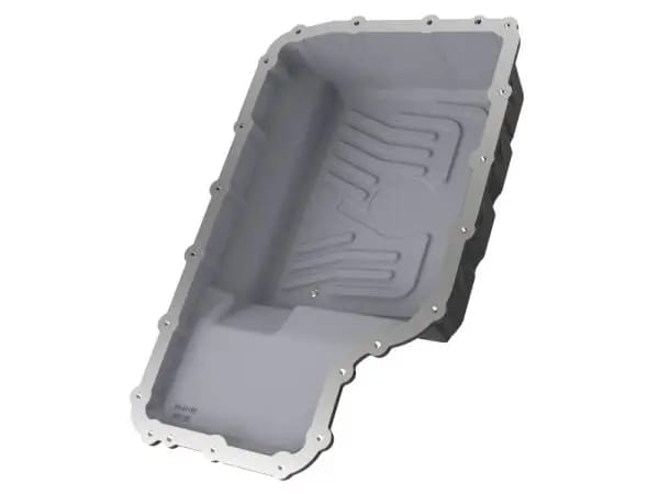 aFe 20-21 Ford Truck w/ 10R140 Transmission Pan Black POWER Street Series w/ Machined Fins thumbnail 5