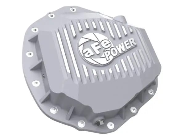 aFe Street Series Rear Differential Cover Raw w/ Machined Fins 20-21 GM Trucks V8-6.6L thumbnail 2