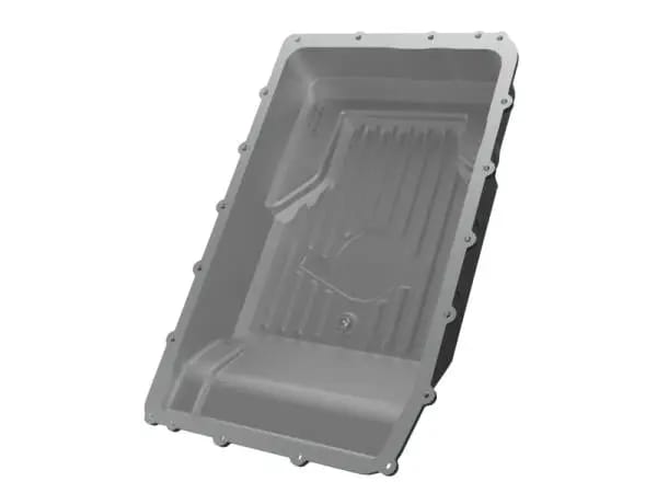 aFe 17-24 Ford F-150 10R60/10R80 Pro Series Rear Transmission Pan Black w/ Machined Fins thumbnail 10