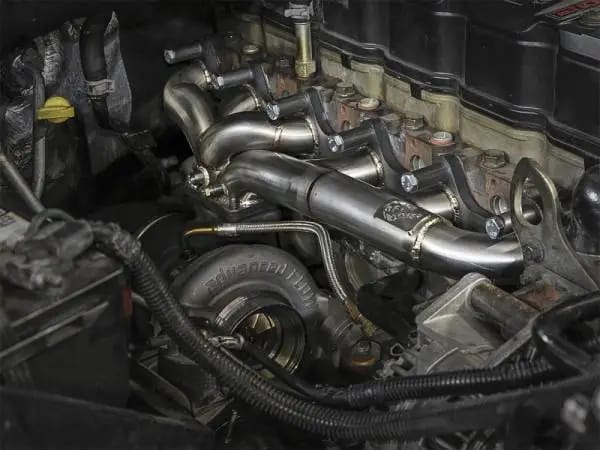 aFe Twisted Steel Header w/ Turbo Manifold 03-07 Dodge Diesel L6-5.9L thumbnail 2