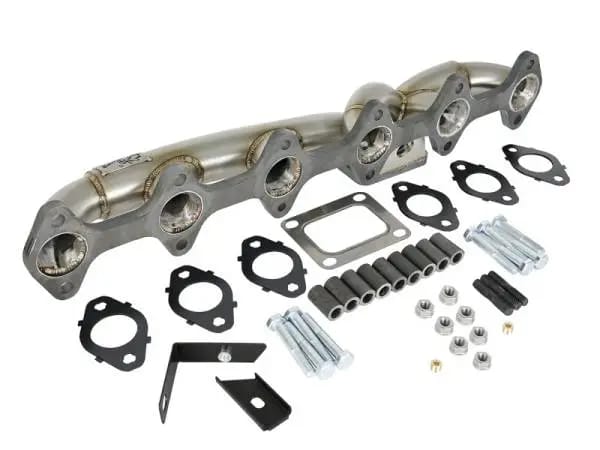 aFe Twisted Steel Header w/ T4 Turbo Manifold 03-07 Dodge Diesel L6-5.9L thumbnail 2
