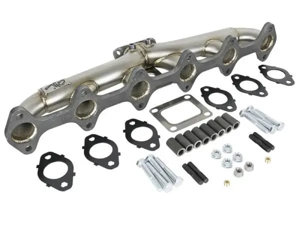 aFe Twisted Steel Header Turbo Manifold (T4) 98.5-02 Dodge Diesel Trucks L6 5.9L (td) thumbnail 2