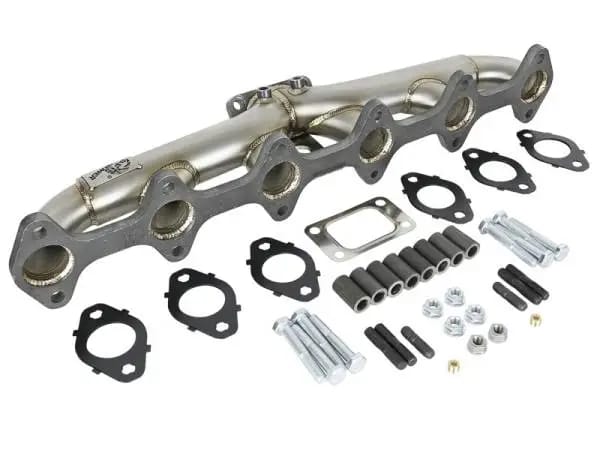 aFe Twisted Steel Header Turbo Manifold (T3) 98.5-02 Dodge Diesel Trucks L6 5.9L (td) thumbnail 3
