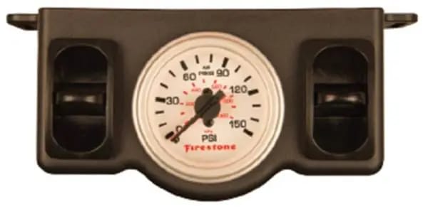 Firestone Pneumatic Dual Pressure Gauge - White Plastic (WR17602574) thumbnail 2