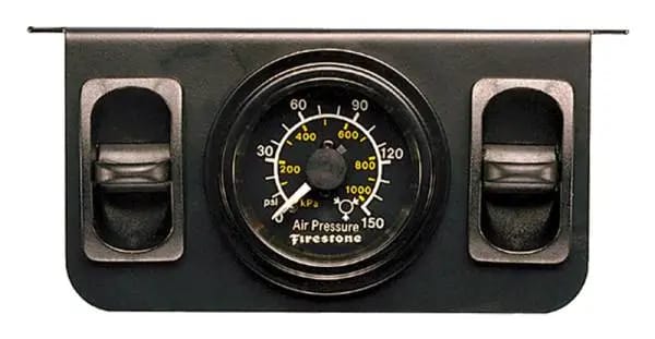 Firestone Electric Dual Pressure Gauge Dual - Black Plastic (WR17602577) thumbnail 2