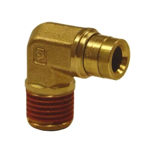 Firestone Male 1/4in. NPT To 1/4in. PTC 90 Degree Elbow Air Fitting - 25 Pack (WR17603031) thumbnail 2