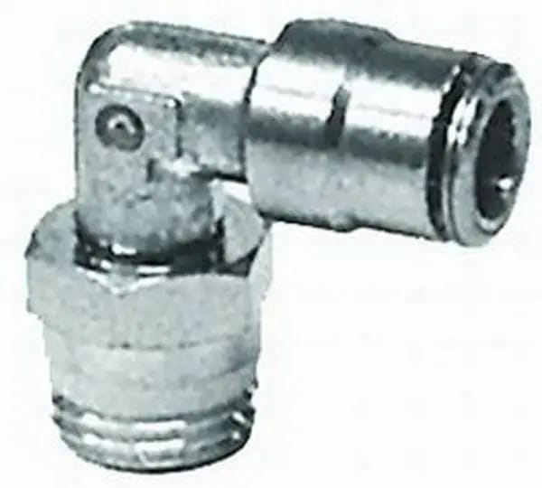 Firestone Male 1/4in. NPT To 1/4in. PTC Swivel 90 Degree Elbow Air Fitting (WR17603101) thumbnail 2
