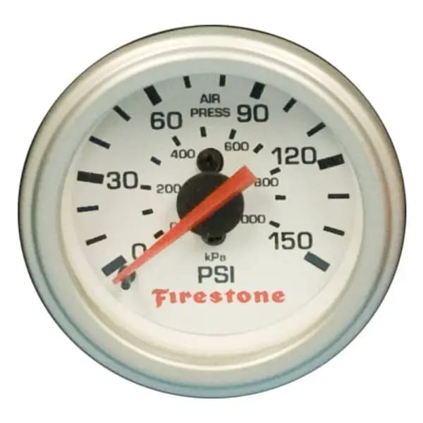 Firestone Replacement Single Pressure Gauge - White Face (For PN 2225 / 2229 / 2196) (WR17609181) thumbnail 2
