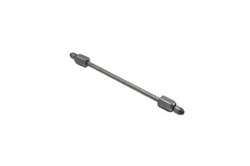 Fleece Performance 10in High Pressure Fuel Line (8mm x 3.5mm Line M14x1.5 Nuts)