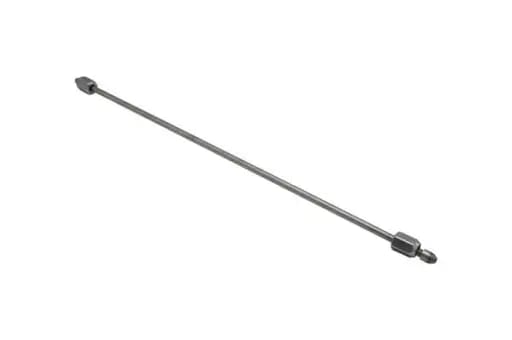 Fleece Performance 22in High Pressure Fuel Line (8mm x 3.5mm Line, M14x1.5 Nuts)