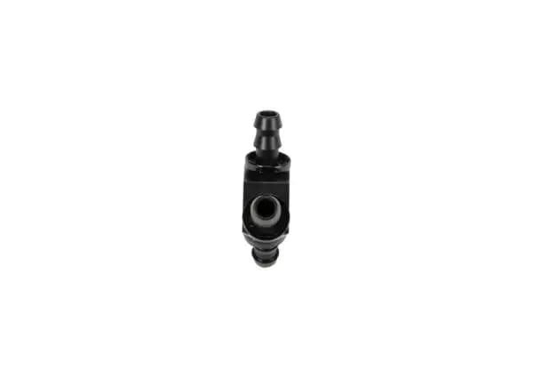 Fleece Performance Universal 3/8in Aluminum Y Barbed Fitting (For -6 Pushlock Hose) - Black Anodized thumbnail 3