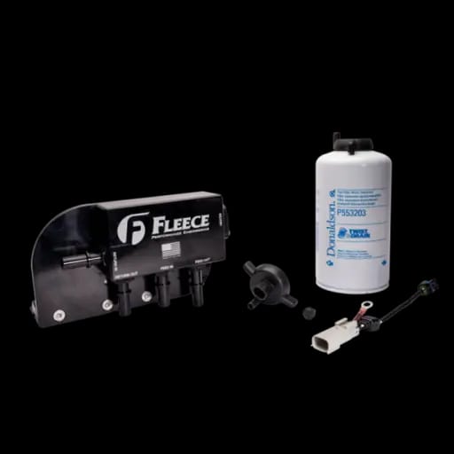 Fleece Performance 17-24 Ford F250-550 Powerstroke Under Bed Fuel Filter Assembly