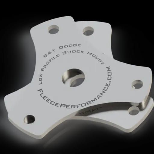 Fleece Performance 2500 and 3500 Low Profile Shock Mounts