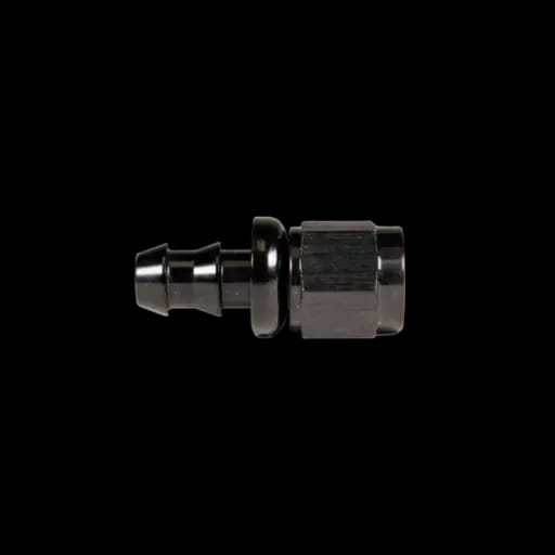 Fleece Performance Universal -6AN Straight to Hose Barb - Black