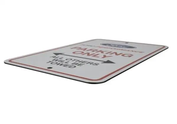 Ford Racing Ford Performance Parking Only Sign thumbnail 4