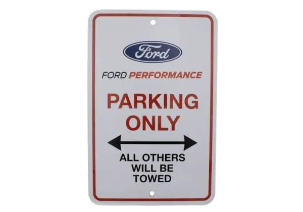 Ford Racing Ford Performance Parking Only Sign thumbnail 7