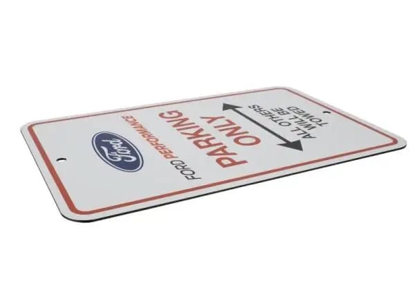 Ford Racing Ford Performance Parking Only Sign thumbnail 12