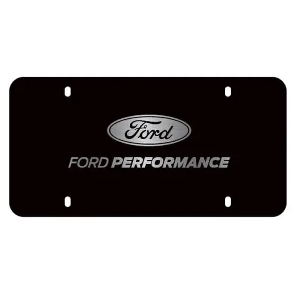 Ford Racing Black Stainless Steel Marque Plate thumbnail 2
