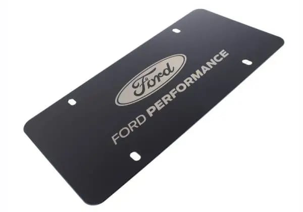 Ford Racing Black Stainless Steel Marque Plate thumbnail 4