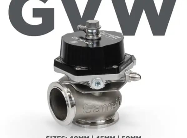 Garrett GVW-45 45mm Wastegate Kit - Black thumbnail 2