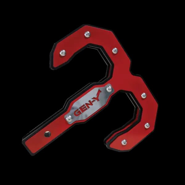 Gen-Y Hulk 2.5 21K Tow Hook 2.5in Shank - Black/Red thumbnail 2