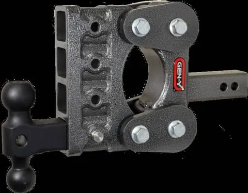 Gen-Y The Boss Torsion-Flex 2in Shank 5in Drop 1.1K TW 10K Hitch w/GH-031 Dual-Ball