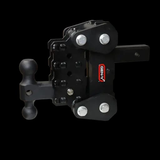 Gen-Y Phantom-XT 2in Solid Shank 4.25in Drop 1K TW 10K Hitch w/GH-031 Dual-Ball Mount