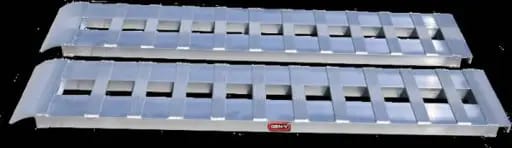 Gen-Y Heavy-Duty 12ft Aluminum Loading Ramps 15in x 144in 4K Capacity Per Ramp - Pair