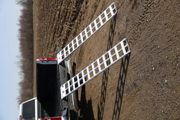 Gen-Y Lightweight 6.5ft Aluminum Loading Ramps 12in x 78in 600lb Capacity Per Ramp - Pair thumbnail 3