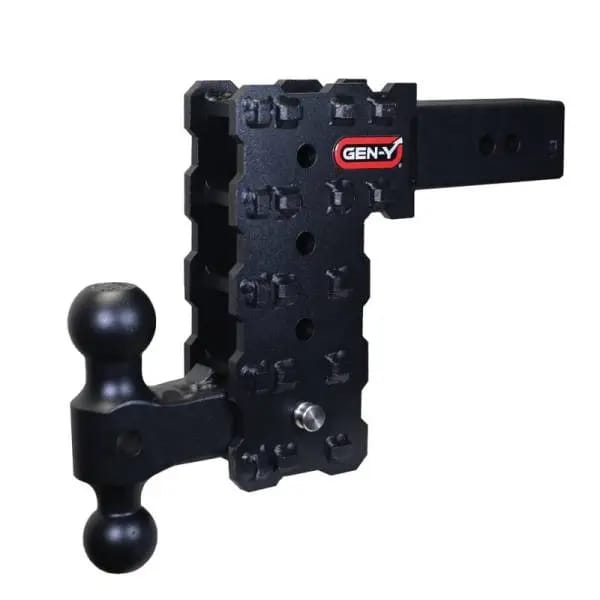 Gen-Y Phantom-X 2.5in Solid Shank 7.5in Drop 1.6K TW 16K Hitch w/GH-051 Dual-Ball thumbnail 3
