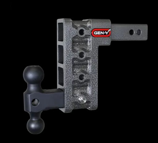 Gen-Y Mega Duty 2in Shank 7.5in Drop 1.5K TW 10K Hitch w/GH-031 Dual-Ball