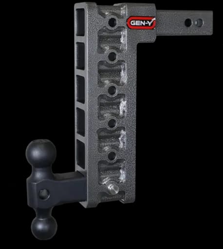 Gen-Y Mega Duty 2in Shank 12.5in Drop 10K Hitch w/Dual-Ball (Use w/Stabilizer Kit GH-0100)