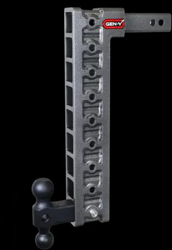Gen-Y Mega Duty 2in Shank 20in Drop 1.5K TW 10K Hitch w/GH-031 Dual-Ball/GH-0100 Stabilizer Kit