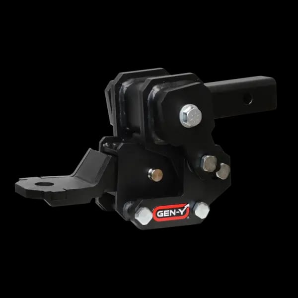 Gen-Y VOYAGER 4.75in 300lb Cargo TW 700lb Towing TW 7K Overall Hitch w/GH-103705 Platinum Ball Mount