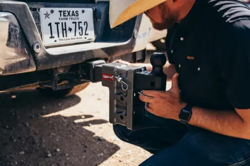 Gen-Y Mega Duty 2in Shank 22.5in Drop 10K Hitch w/Dual-Ball/Pintle Lock/Stabilizer Kit