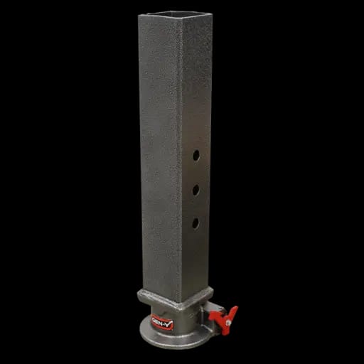 Gen-Y Viking 4in Square Tube Gooseneck Static Hitch w/SnapLatch 2-5/16in Coupler 8.5K TW 30K