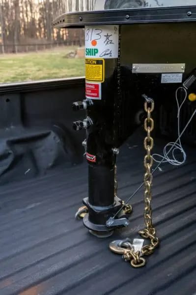 Gen-Y Viking 4in Round Tube Gooseneck Static Hitch w/SnapLatch 2-5/16in Coupler 8.5K TW 30K thumbnail 2