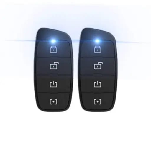 Kleinn (2) 4-Button 1-Way Remotes Antenna Upgrade 2500 ft Range