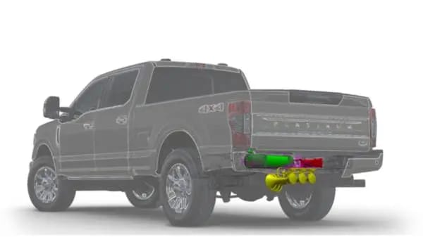 Kleinn 17-22 Ford F-250/ F-350 Onboard Air System w/ Model 730 Horns thumbnail 4