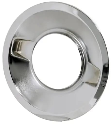 K&N BP 16in od 7-5/16 Flg 1in Drop Chromed Steel
