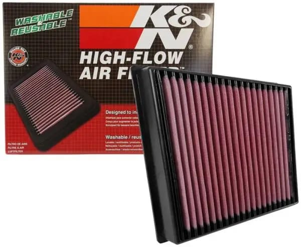 K&N 2017 Chevrolet Silverado 2500HD V8-6.6L DSL Replacement Drop In Air Filter thumbnail 14