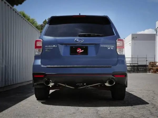 aFe Subaru Forester XT 14-18 H4-2.5L (t) Takeda 2-1/2in to 2-1/4in 304 SS Cat-Back- Black Tip thumbnail 3