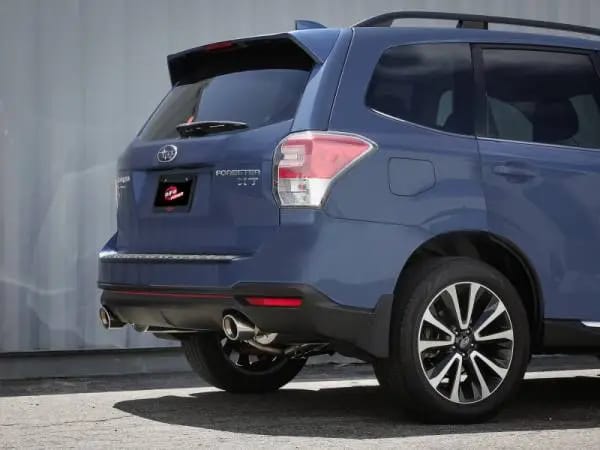aFe Subaru Forester XT 14-18 H4-2.5L Takeda 2-1/2in to 2-1/4in 304 SS Cat-Back- Polished Tip thumbnail 2
