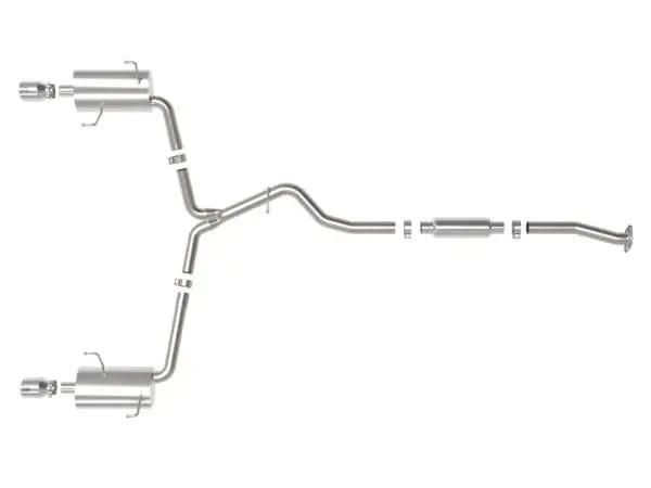 aFe Subaru Forester XT 14-18 H4-2.5L Takeda 2-1/2in to 2-1/4in 304 SS Cat-Back- Polished Tip thumbnail 5