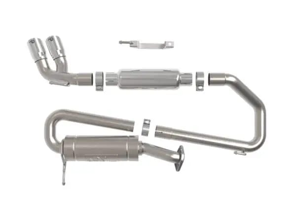 aFe 18-21 Suzuki Jimny Takeda 2-1/4in. 304 SS Cat-Back Exhaust w/ Polished Tip thumbnail 5