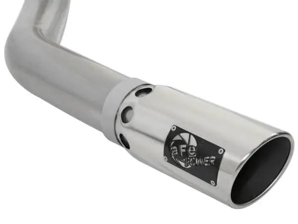 aFe LARGE BORE HD 4in 409-SS DPF-Back Exhaust w/Polished Tip 07.5-12 Dodge Diesel Trucks L6-6.7L(td) thumbnail 2