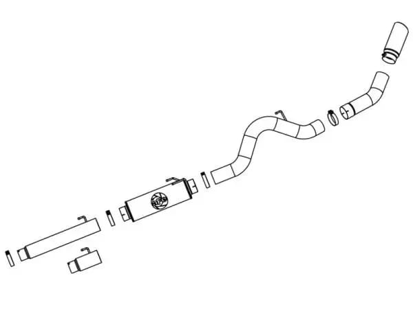 aFe MACHForce XP Exhaust 5in Cat-Back SS 04.5-07 Dodge Diesel Trucks L6-5.9L (td) thumbnail 8