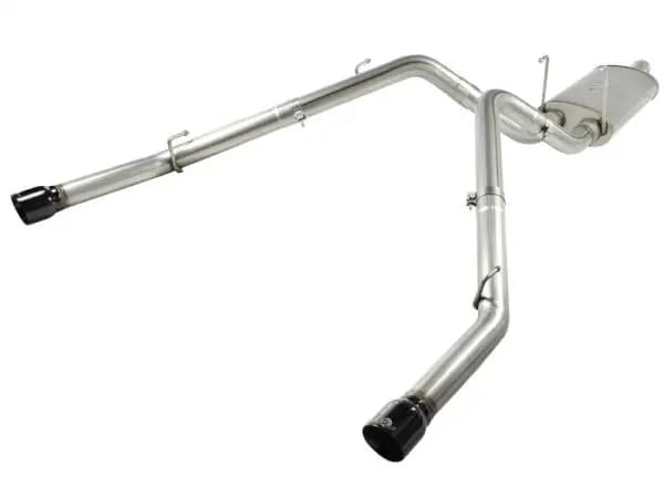 aFe MACHForce XP Exhausts Cat-Back SS-409 EXH CB Dodge Ram 1500 5.7L HEMI 09-13 Glossed Black thumbnail 2