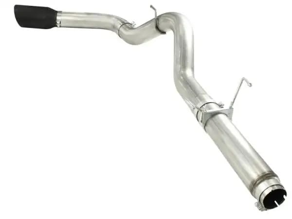 aFe MACHForce XP 5in DPF-Back 409SS Exhaust Dodge Diesel Trucks 07.5-12 L6-6.7L (td) Black Tip thumbnail 3